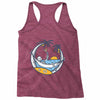 skull summer Racerback Tank