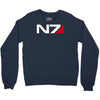 mass effect n7 logo Crewneck Sweatshirt