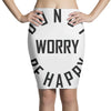 donut worry be happy Pencil Skirts