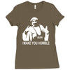 iron sheik wrestling iran funny Ladies Fitted T-Shirt