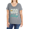 Thank GOD it's Friday Ladies Curvy T-Shirt