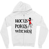 hokus pokus witches Zipper Hoodie
