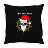christmas pirates Throw Pillow