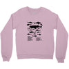 shark chart Crewneck Sweatshirt