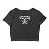 pirate tee skull crossbones Crop Top