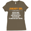 January Girl Hated By Many Ladies Fitted T-Shirt