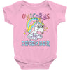 unicorns are born in december cute unicorn Baby Bodysuit