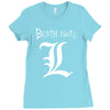 death note manga fumetti comics Ladies Fitted T-Shirt