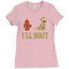 i'll wait Ladies Fitted T-Shirt