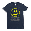 happy place Ladies Fitted T-Shirt