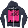 welcome to the horizon festival Zipper Hoodie