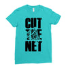 cut the net Ladies Fitted T-Shirt