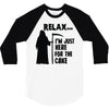i'm just here for the cake 3/4 Sleeve Shirt