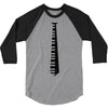 piano tie 3/4 Sleeve Shirt