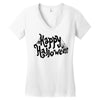 happy halloween 1 Women's V-Neck T-Shirt