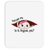 August Peeking Out Baby Girl Mousepad