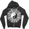 i ching ying and yang Zipper Hoodie