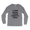 i can kick your babys ass Long Sleeve Shirts