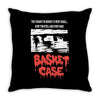 basket case 80s horror movie Throw Pillow