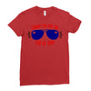 stayin' fly for the 4th of july Ladies Fitted T-Shirt