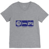 eat,sleep,game V-Neck Tee