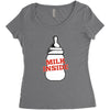 Milk Inside Women's Triblend Scoop T-shirt