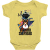 who loves german shepherd Baby Bodysuit