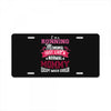 running mommy white License Plate