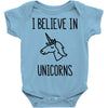 i believe in unicorns Baby Bodysuit