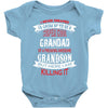 Super Cool Grandad Of A Freaking Awesome Grandson Baby Onesie