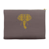 tribal print elephant geometric gold animals cool Accessory Pouches