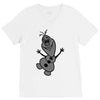 olaf frozen disney cartoon V-Neck Tee