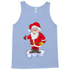 father christmas ringing xmas bells santa Tank Top