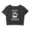 pot head coffee lover Crop Top