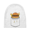 Pocket Burger Baby Beanies
