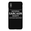 national sarcasm society iPhoneX