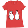peace and hate can you tell the difference Ladies Fitted T-Shirt