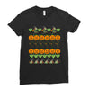 halloween ugly sweater tn featured Ladies Fitted T-Shirt