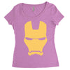 iron man mask avengers marvel comics gift Women's Triblend Scoop T-shirt