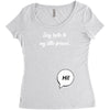 Say Hello to My Little Friend Women's Triblend Scoop T-shirt