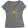 Sheikah Slate   Legend Of Zelda Women's Triblend Scoop T-shirt