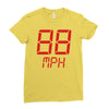 back to the future movie inspired tshirt Ladies Fitted T-Shirt