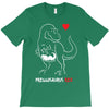 pregnant rex white and red color T-Shirt