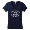 italian tour Women's V-Neck T-Shirt