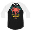 California Summer For 3/4 Sleeve Shirt