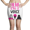 Women's March Hear Our Voice Mini Skirts