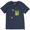 pocket red pandas V-Neck Tee