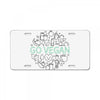 go vegan 3 License Plate
