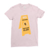 the floor is lava Ladies Fitted T-Shirt