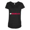 #murica Maternity Scoop Neck T-shirt